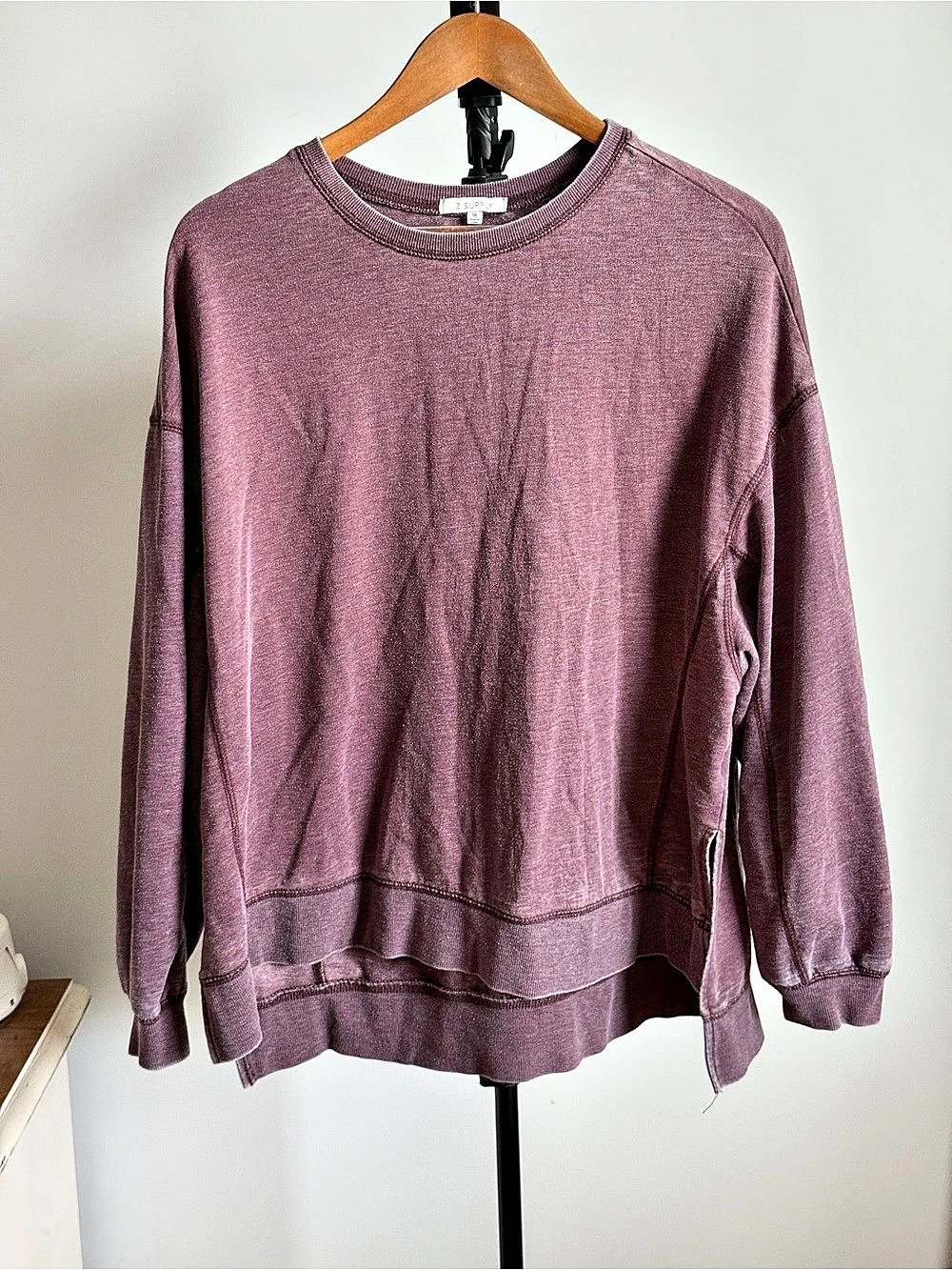 Z Supply Modern Weekender Sweatshirt Purple